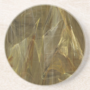 Verre En Grès Grunge de marbre fractal série-13 - Dessous de ve