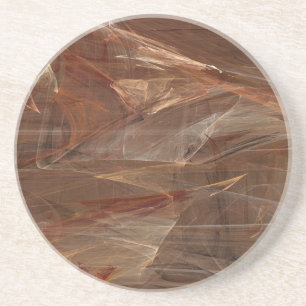Verre En Grès Grunge de marbre fractal série-13 - Dessous de ver