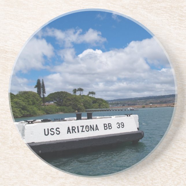 Verre En Grès Hawaii Series - USS Arizona Memorial Dessous de ve (Devant)