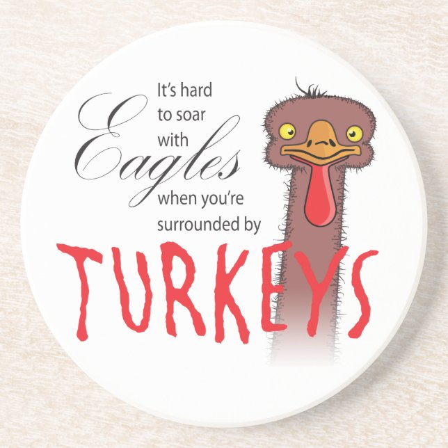 Verre En Grès Il est difficile de s'envoler avec le Dessous de v (Devant)