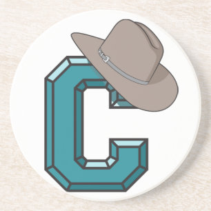 Verre En Grès Western Cowboy Cowgirl Horse Barn Rodeo Dessous de