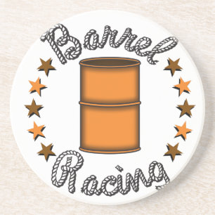 Verre En Grès Western Cowboy Cowgirl Horse Barn Rodeo Dessous de