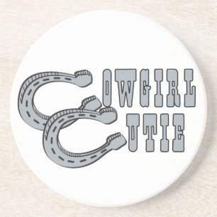 Verre En Grès Western Cowboy Cowgirl Horse Barn Rodeo Dessous de