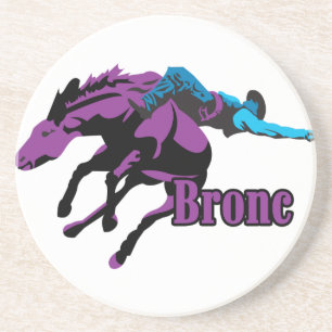 Verre En Grès Western Cowboy Cowgirl Horse Barn Rodeo Dessous de