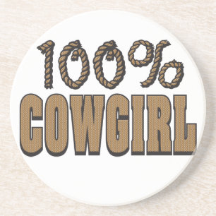 Verre En Grès Western Cowboy Cowgirl Horse Barn Rodeo Dessous de