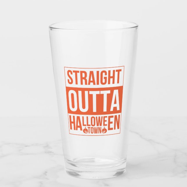 Verre En Périphérie De La Ville D'Halloween (Devant)
