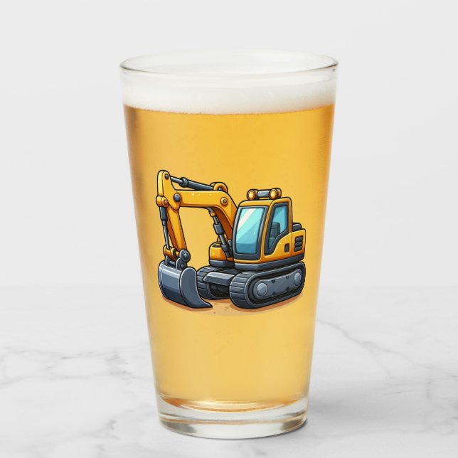 Verre Engin de construction/Pelleteuse  (Devant (rempli))