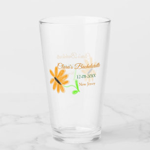 Verre Enterrement de vie de jeune fille ajoutez nom date