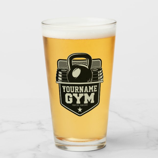 Verre Entraîneur de fitness de Kettlebell (Devant (rempli))