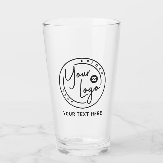 Verre Entreprise de logo de marque personnalisée (Devant)