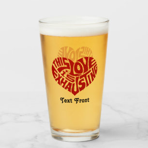 Verre Épuisant l'amour