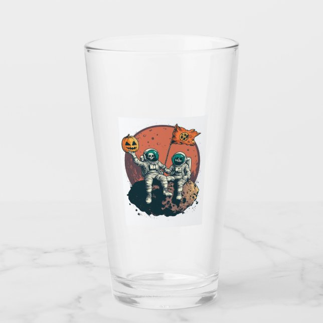 Verre Équipage d'astronaute squelette (Devant)