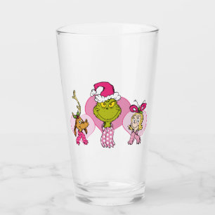 Verre Équipage Grinch en Portrait Rose de la Saint-Valen