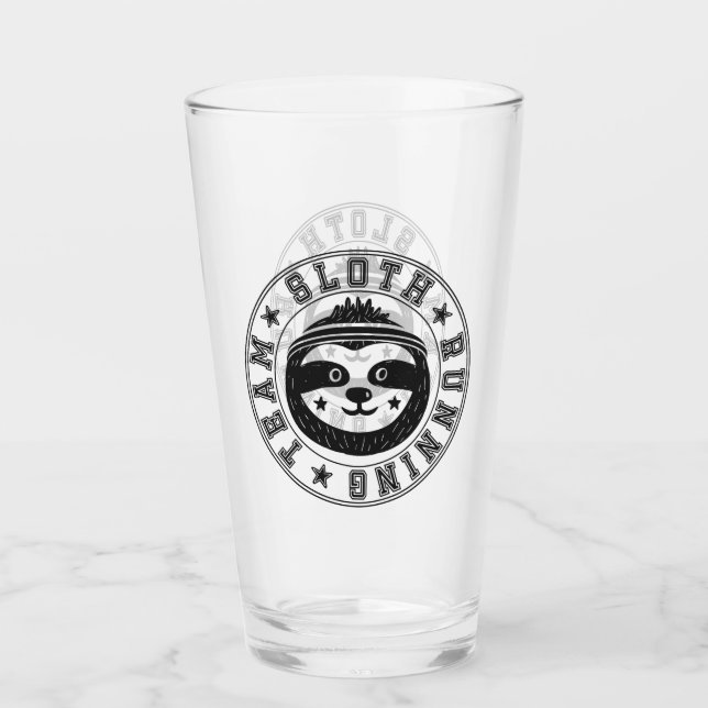 Verre Équipe courante de paresse (Devant)