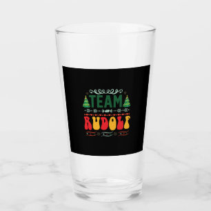 Verre Équipe de cadeaux de Noël Rudolf