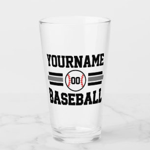 Verre Équipe de joueurs de baseball rétro personnalisés