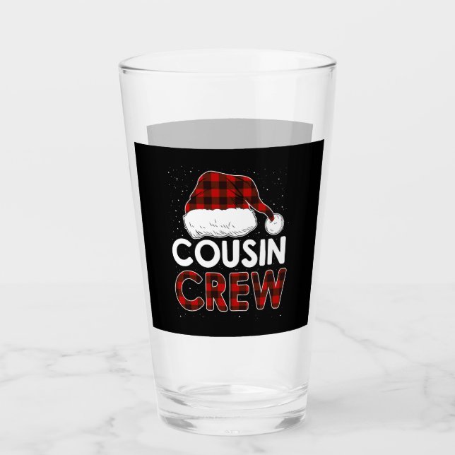 Verre Équipe de Noël 2021 Cousin (Devant)