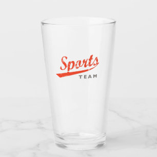 Verre Équipe de sport générique