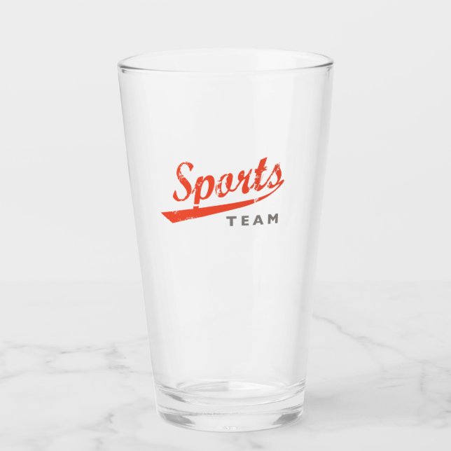 Verre Équipe de sport générique (Devant)