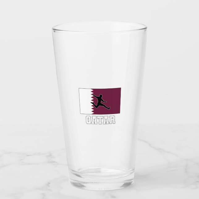 Verre Équipe du Qatar de football (Devant)