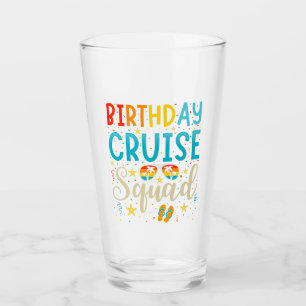 Verre Escouade de croisière d'anniversaire Vacances Boir