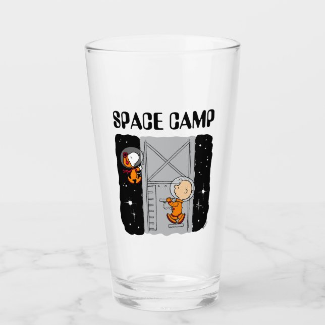 Verre ESPACE | Snoopy & Charlie Brown (Devant)
