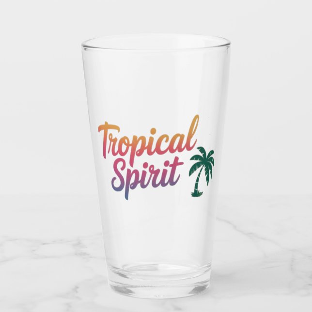 Verre Esprit tropical (Devant)