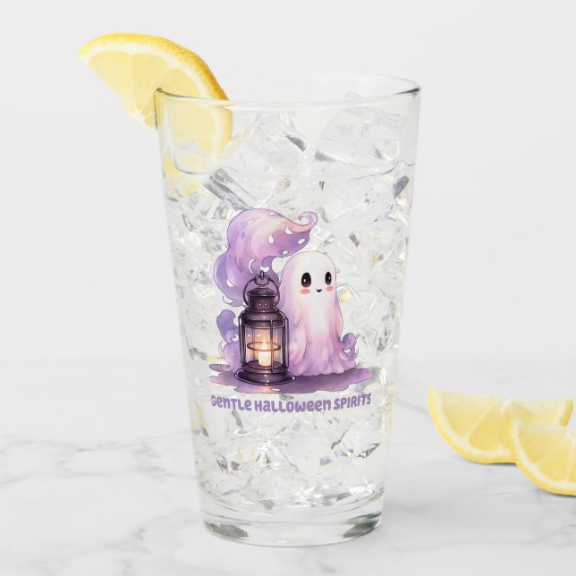 Verre Esprits doux d'Halloween (Devant glace)