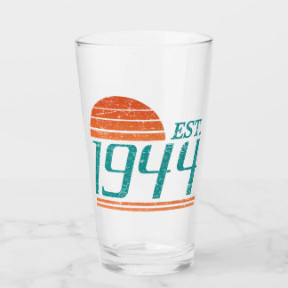 Verre Est. 1944 Vintage 80 Ans