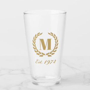 Verre Est. 1972 anniversaire Monogram Gold