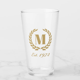 Verre Est. 1972 anniversaire Monogram Gold