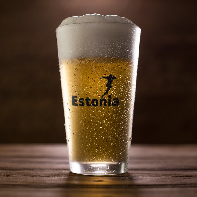 Verre Estonie Football (Créateur téléchargé)
