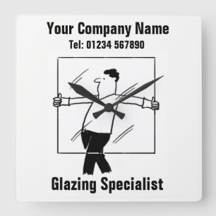 Verre et laitages Bureau d'affaires Horloge murale