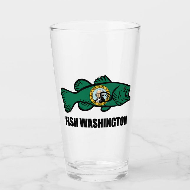 Verre État de Fish Washington (Devant)