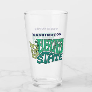 Verre État de Washington Pseuname Word Art