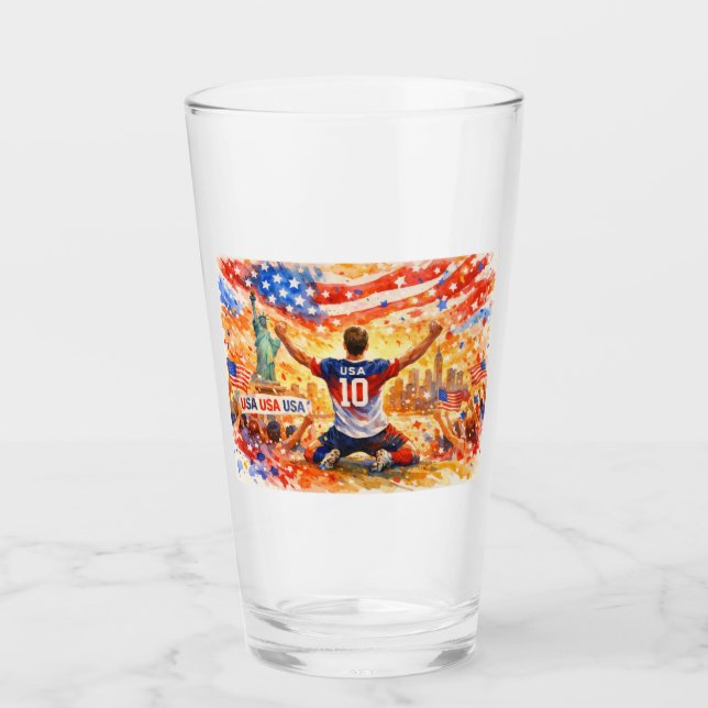 Verre États-Unis en Coupe du Monde 2026 (Devant)