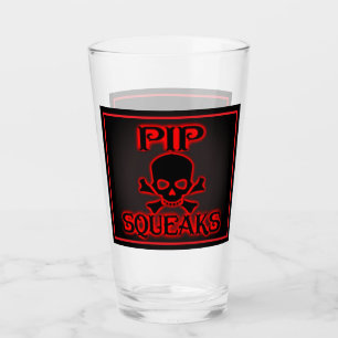 Verre "Étiquette noir" Pip Squeak