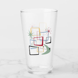 Verre Étoiles rétro Carrés atomiques Boomerang milieu du