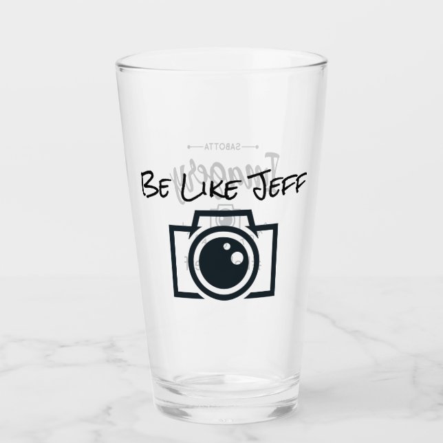 Verre Être comme Jeff Pint (Devant)