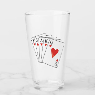 Verre Euchre Jouer aux cartes