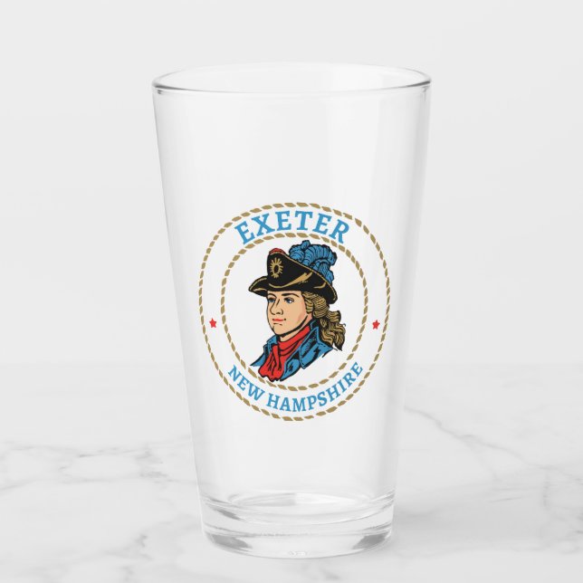 Verre Exeter New Hampshire Colonial (Devant)