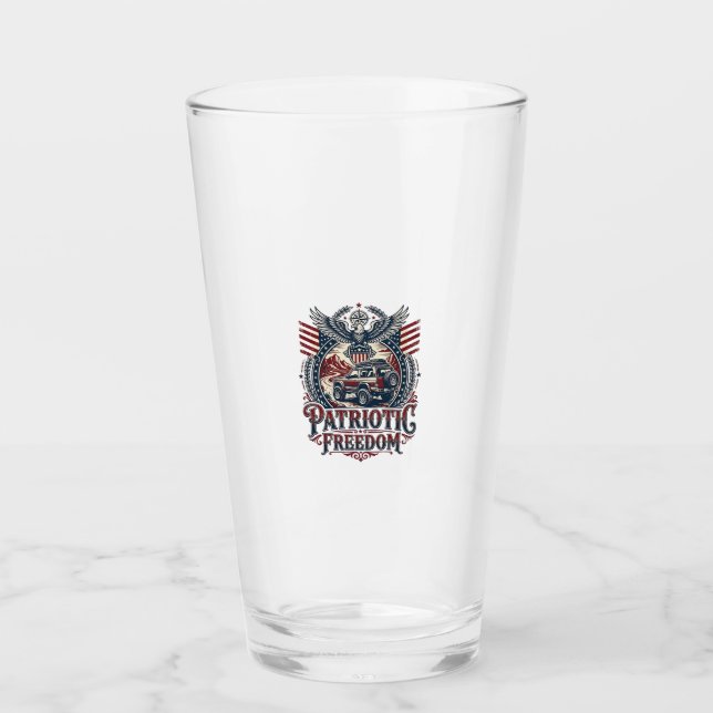 Verre Explorateur de la route du désert patriotique (Devant)