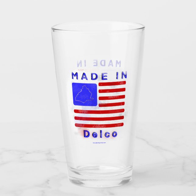 Verre Fabriqué à Delco (Devant)