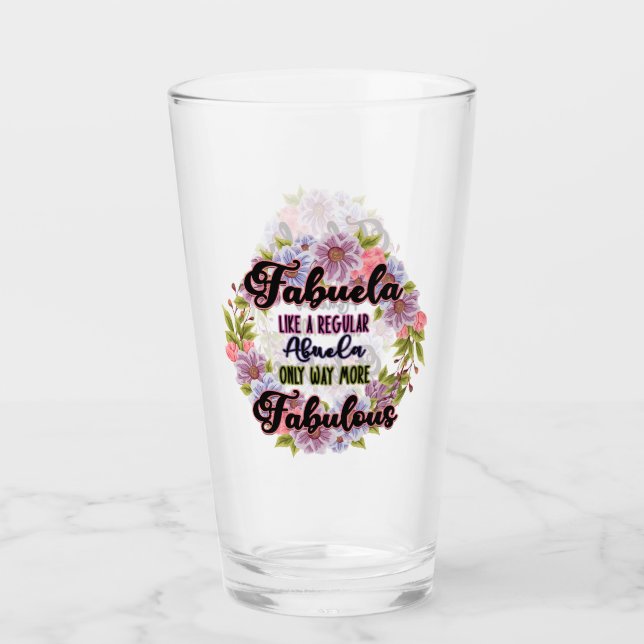Verre Fabuela Comme Une Abuela Régulière Seulement Beauc (Devant)