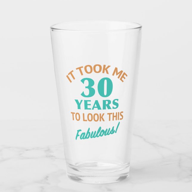 Verre Fabuleux 30e anniversaire (Devant)