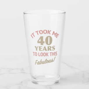 Verre Fabuleux 40e anniversaire