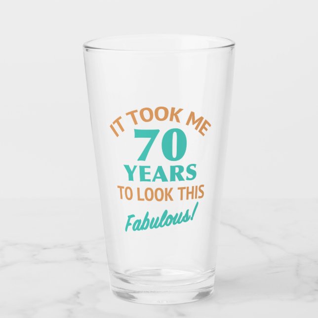 Verre Fabuleux 70e anniversaire (Devant)
