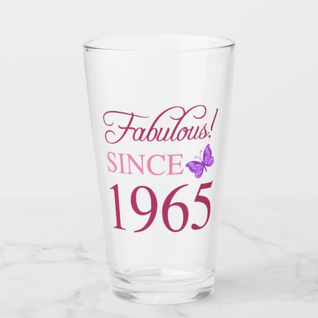 Verre Fabuleux depuis 1965 60e anniversaire (Devant)