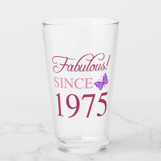 Verre Fabuleux depuis 1975 50e anniversaire (Devant)