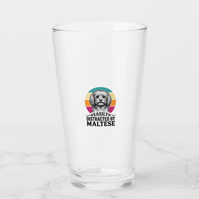 Verre Facilement Distrait Par La Conception De Chien Vin (Devant)